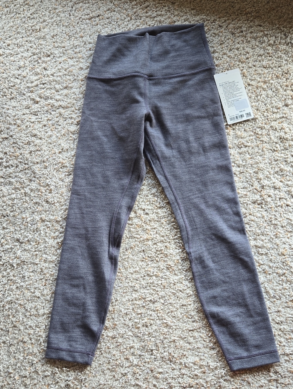 lululemon athletica Girls High-Rise Leggings - Heathered Charcoal